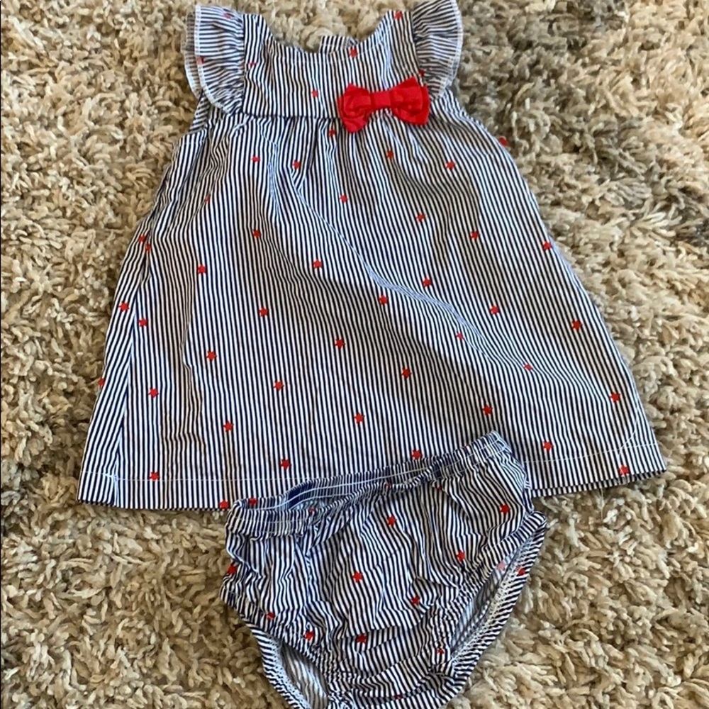 4th of July dress red white&blue Stars and Stripes